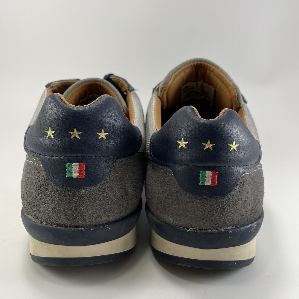 Pantofola d’Oro Rizza Low Trainers Mens Size 12, EU 45 Gray Blue Leather Suede - Picture 5 of 10